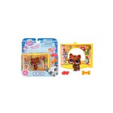 Sunman Littlest Pet Shop Minişler Figür Set Pet Nook G7#60 Kedi Kahverengi 00594
