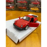 Sunman Metal Oyuncak Araba Çek Bırak Açılır Kapı Orjınal Lisanslı Porsche 911 Turbo 3,3 - Kırmızı