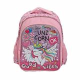 SUNMAN Okul Çantası Sırt Due Good Vibes Yazılı