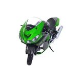 Sunman Oyuncak Model Motorsiklet 1:12 Kawasaki Zx-14 Siyah-Yeşil 57433B