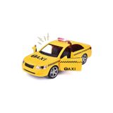 Sunman Oyuncak Sarı Taksi Işıklı, Sesli, Sürtmeli Sarı Taksi 25cm.