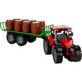 sunman oyuncak sesli ve ışıklı sürtmeli römorklu traktör s01005308 - Yok