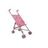 Sunman Pembe Çilek Baskılı Katlanır Baston Bebek Puseti Oyuncak