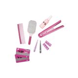 Sunman Pretty Pinky Sesli ve Işıklı Saç Tasarımı Güzellik Seti, Saç Düzleştiricili