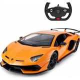 Sunman Rastar 1:14 Uzaktan Kumandalı Lamborghini Aventador Araba 34 cm 15259 Turuncu