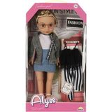 Sunman S00004286 Alyss Günlük Kıyafet Moda Bebekleri -Sun