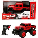 Sunman Taiyo 1:16 USB Şarjlı Uzaktan Kumandalı Araba S01041505 Kırmızı Rubicon Gladiator