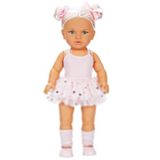 Sunman Tina Ballerina 45cm Oyuncak Bebek, Pembe Tutu ve Aksesuarlar