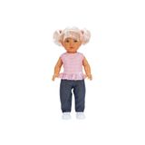 Sunman Tina Casual Bebek 45 cm - Pembe Tişörtlü