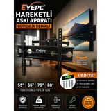 Sunny Axen 32 İnç 49 İnç 82 Cm Ekran 55 İnç 140 Cm Ekran Lcd Led Tv Askı Aparatıı Tam Hareketli