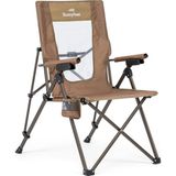 Sunny Feel Taşıma Çantalı 3 Kademeli Yatabilen Katlanabilir Kamp Sandalyesi - 6456 Ecorce Tube Marron - Polyester
