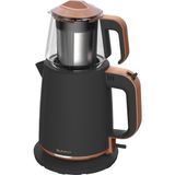 Sunny Pasha Çay Makinesi SN5CKM33SR Siyah/rose Gold – 1.8l Su Isıtıcı + 1l Cam Demlik 1850W - Siyah - Rose