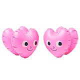 SUNNYLiFE Çocuk Şişme Kol Bantları, Poppy Şeftali Pembe, PVC, 42-65 LB için