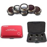 Sunnylife Dji Mavic Pro Kamera Için Kızaklı Optik Lens 6 Lı Filtre Set Mcuv + Cpl + ND4-8-16-ND32