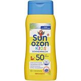 Sunozon Çocuklar İçin Güneş Sütü SPF50 Tüm Cilt Tipleri İçin Renksiz 200 ml