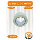sunpack ambalaj Lifli Bant 50mm X 50m Enine-Boyuna (1 Adet) - Takviyeli, Yüksek Mukavemetli Sabitleme Bandı