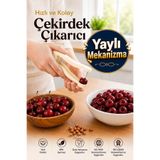 Sunplast Çekirdek Çıkarıcı Yaylı Mekanizmalı Pratik Kullanımlı Zeytin, Vişne, Kiraz Çekirdek Çıkarma Aparatı