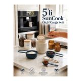 Sunplast Cook 5'li Ölçü Kaşığı Seti – Çok Amaçlı Mutfak Ölçü Kaşıkları