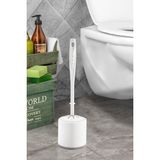 Sunplast Kir Tutmaz Kompakt Silikon Tuvalet Fırçası - Tuvalet Klozet Fırçası - Soft Toilet Brush - Beyaz