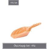 Sunplast Ölçü Kaşığı Set - 4lü - Turuncu