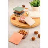 Sunplast Piknik Kahvaltılık Mini Saklama Kabı Kapaklı 4'lü Set