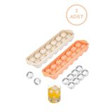 Sunplast Sert Plastik Top Buz Kalıbı Misket Buz
