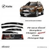 Sunplex Dacia Duster 2009 Sonrası Mugen Tip 4 Lü Cam Rüzgarlığı