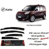 Sunplex Fiat Doblo 2010-2017 Mugen Cam Rüzgarlığı