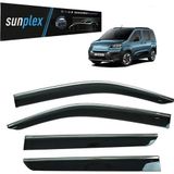 Sunplex Fiat Doblo 2023 Sonrası Uyumlu Kromlu Cam Rüzgarlığı