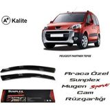 Sunplex Peugeot Partner Tepe 2008 Mugen Tip Cam Rüzgarlığı