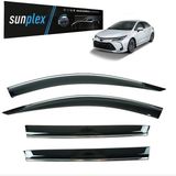 Sunplex Toyota Corolla 2019-2024 Uyumlu Kromlu Cam Rüzgarlığı