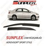 Sunplex Toyota Corolla 4 Parça 2007-2012 Cam Rüzgarlığı