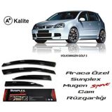 Sunplex Volkswagen Golf 5 Mugen Tip Cam Rüzgarlığı