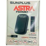 Sunplus Astra Turbo Hd Full Hd Çanaksız Uydu Alıcı Akıllı Kumanda Astra Turbo