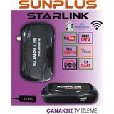 Sunplus Full Hd Sinema Paketli Starlink Çanaklı ve Çanaksız Uydu Alıcısı - Ahşap