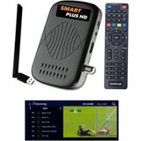 Sunplus Full Paket Hediye Yayın, Full Hd Uydu Alıcısı, Çanaksız ve Kablosuz - Ahşap