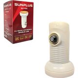 Sunplus Lnb 0.1db 3D 4K SP-100 3D 4K Tekli LNB 0.1dB Uzun Süreli Kullanım İçin Dayanıklı Tasarım
