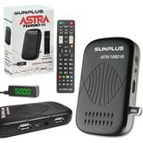 Sunplus Mini Full HD Uydu Alıcı Astra Turbo HD Wi-Fi Youtube Ucast Özellikleri ile - Altın - Turkuaz