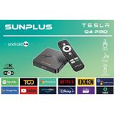 Sunplus Tesla Q4 Pro Serıes Cortex A53 Androıd Ddr3 4gb 32gb Tv Box