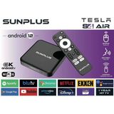 Sunplus Yüksek Kaliteli 4K Android Tv Box, 4gb Ram, 32GB Hafıza, Wi-Fi 6 - Ahşap