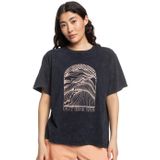 Sunset Kadın Siyah T-Shirt ERJZT05686
