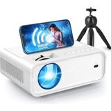 Sunspark 500W 5g Wi-Fi + 5.1 Bluetooth 1080P Destekli Projeksiyon Cihazi - LCD - 240 Inç Yansitma - - Beyaz