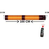 Sunstar Elektrikli Halojen Isıtıcı Soba – IP67 – Iç/dış Mekânlar – Kumandalı/kumandasız - 3600 Watt Kumandalı Sarı Işıklı