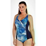 Sunsurf 55058 Büyük Beden Mayo Lacivert