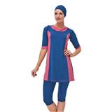 Sunsurf Lazella Yarım Kol,Kısa Taytlı Havuz Mayo Lacivert Lacivert 38