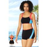 SUNSURF Şortlu Yüzücü Bikini Takımı Siyah - 40