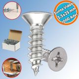 Sunta Vidasi 3.5X25 Mm Paket 1000 Adet Sivri Uclu Ahsap Tahta Agac Mobilya Ayak Kulp Vidasi