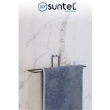 SUNTEL BANYO MUTFAK AKSESUARLARI Uzun Havluluk Banyo Askısı - Duvara Asılan, Montajsız Havlu Askılığı