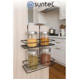 SUNTEL BANYO VE MUTFAK AKSESUARLARI Dolap İçi 2 Katlı Raf - Mutfak&Banyo Düzenleyici