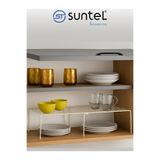 Suntel Bej Ayarlanabilir Tel Raf – Mutfak Dolabı, Tezgah Üstü ve Dolap İçi Organizer Düzenleyici